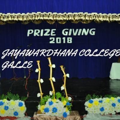 Prize Giving 2018